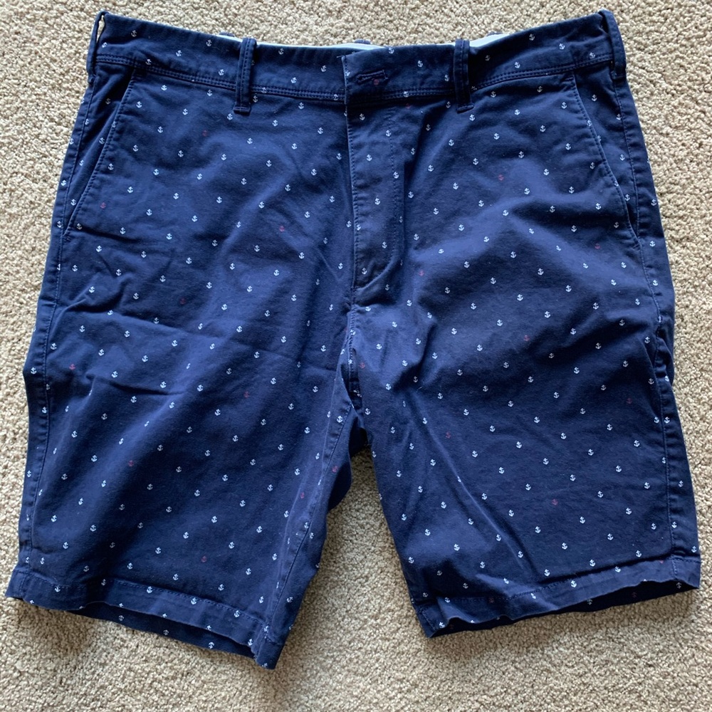 White Anchor Express Shorts